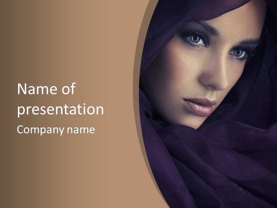 Beauty Middle Beautiful PowerPoint Template