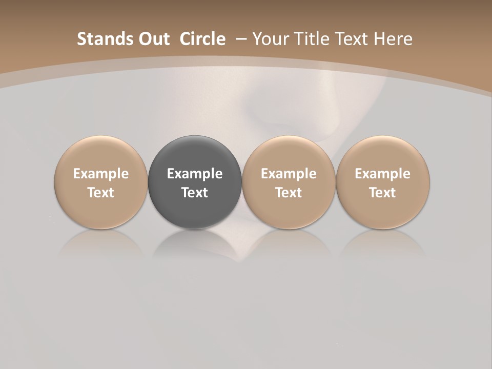 Beauty Middle Beautiful PowerPoint Template