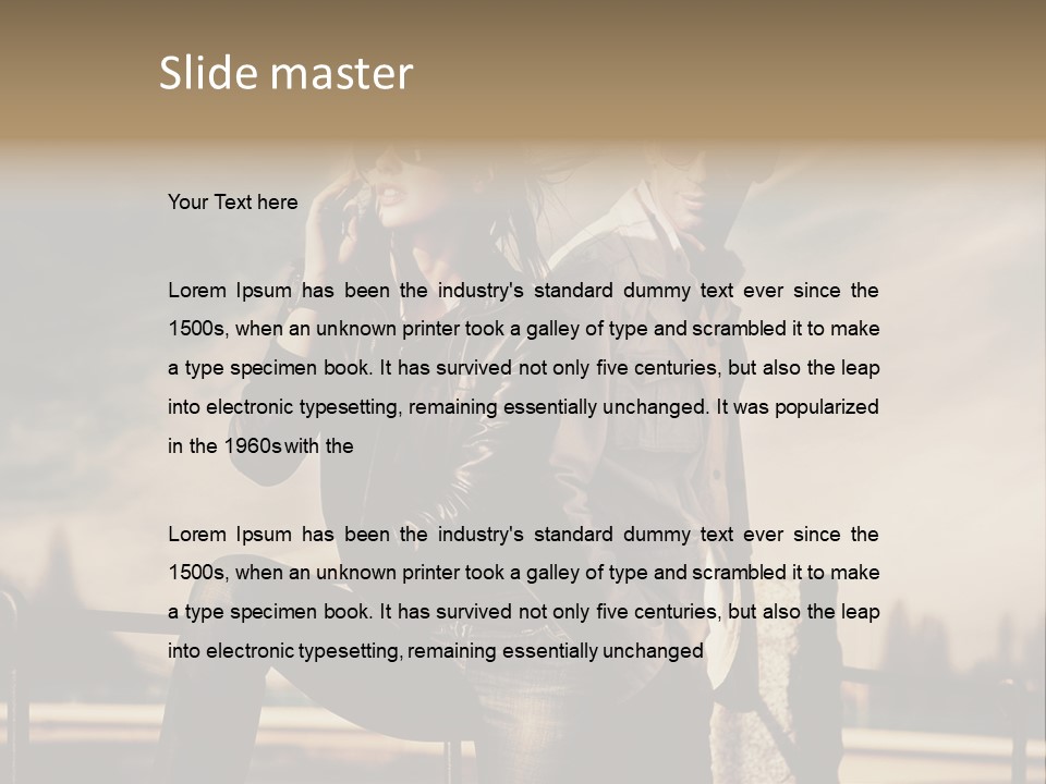 Vogue Happiness Elegance PowerPoint Template