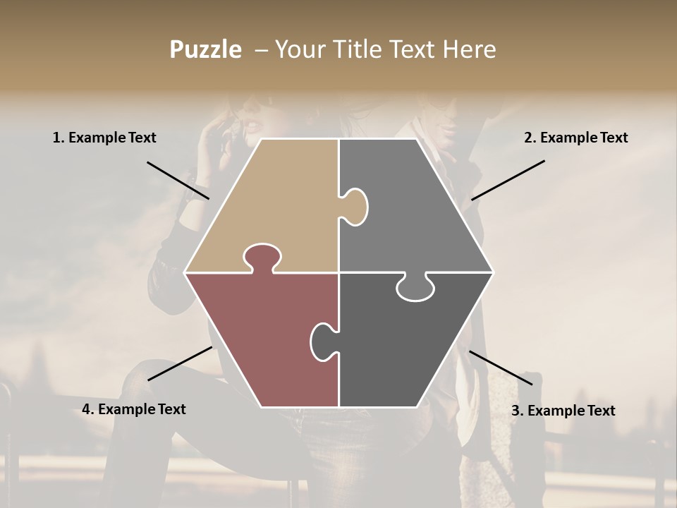 Vogue Happiness Elegance PowerPoint Template