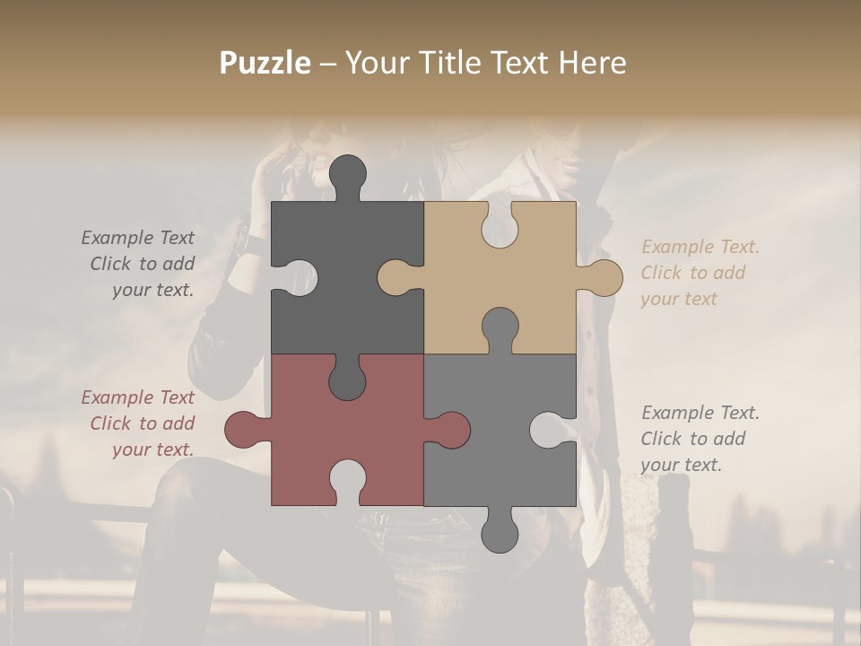 Vogue Happiness Elegance PowerPoint Template