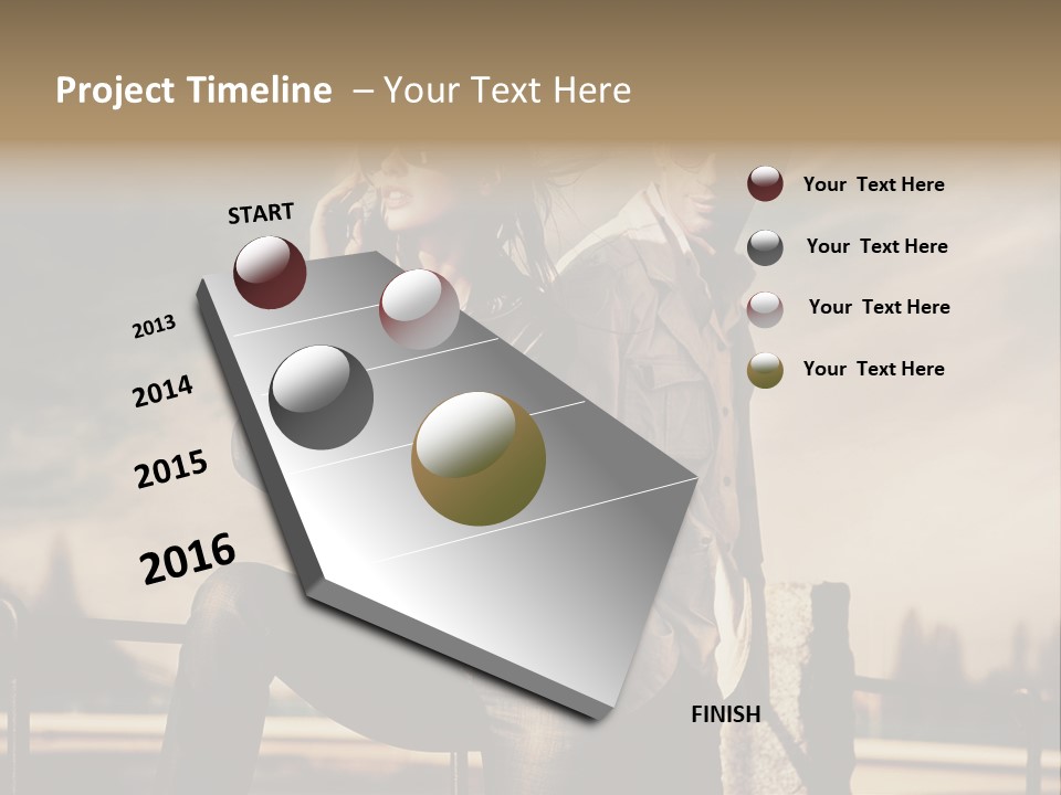Vogue Happiness Elegance PowerPoint Template
