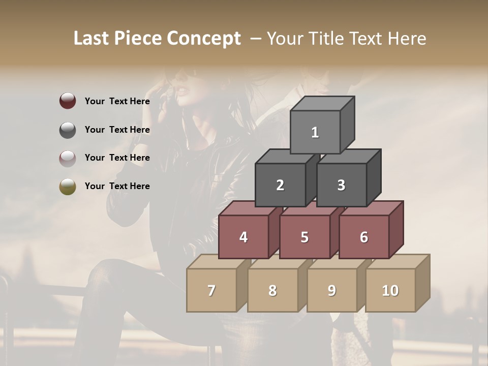 Vogue Happiness Elegance PowerPoint Template