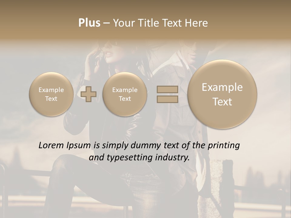 Vogue Happiness Elegance PowerPoint Template