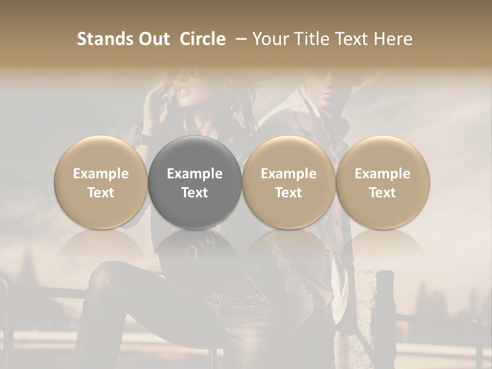 Vogue Happiness Elegance PowerPoint Template