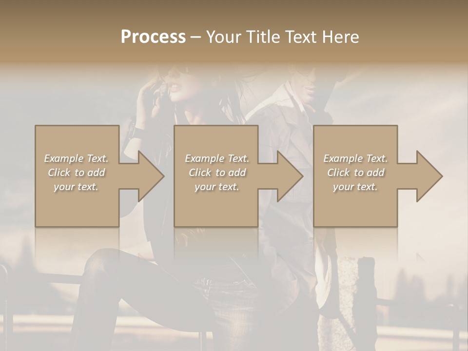 Vogue Happiness Elegance PowerPoint Template