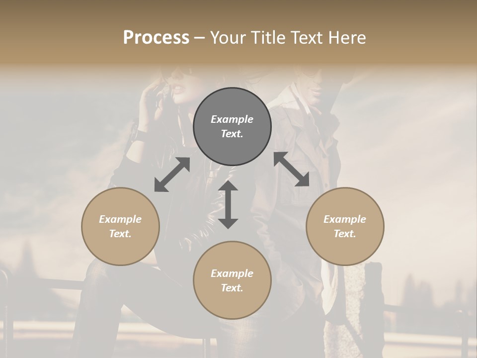 Vogue Happiness Elegance PowerPoint Template
