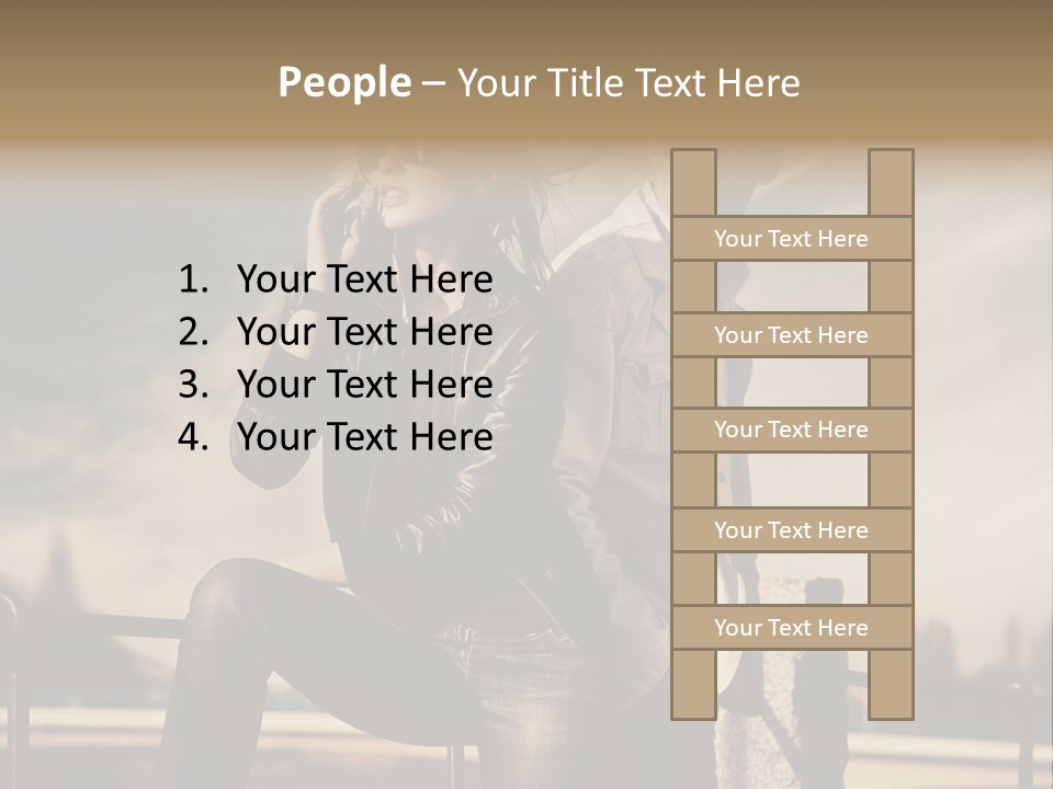 Vogue Happiness Elegance PowerPoint Template