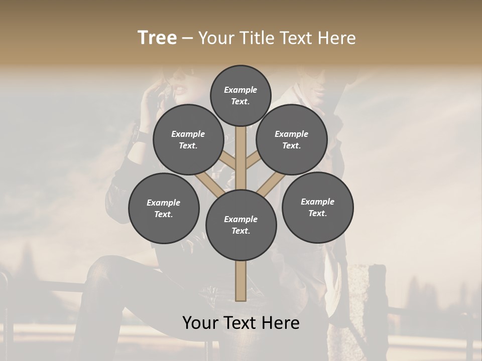 Vogue Happiness Elegance PowerPoint Template