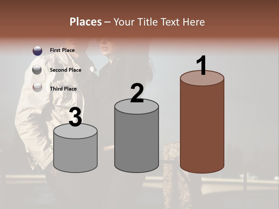 Female Jacket Fashion PowerPoint Template