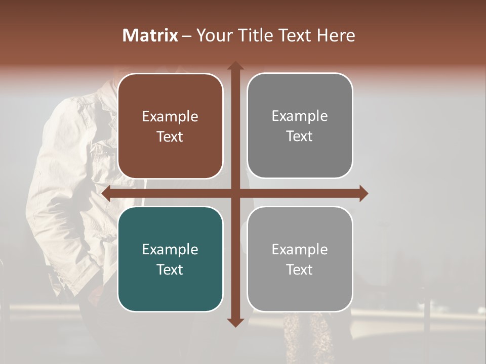 Female Jacket Fashion PowerPoint Template