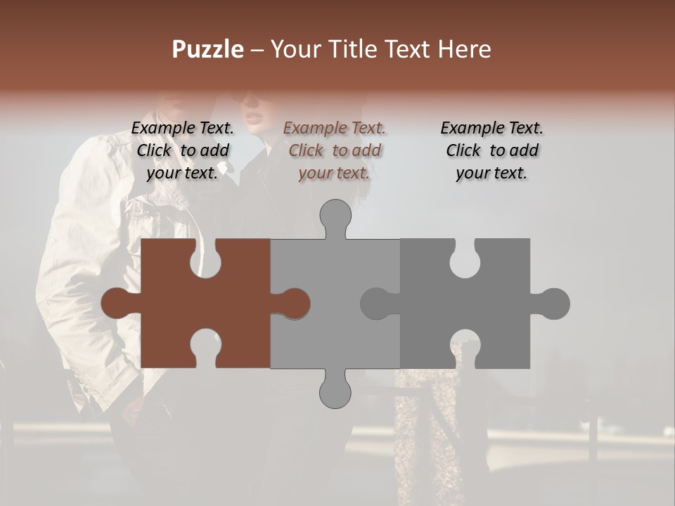 Female Jacket Fashion PowerPoint Template