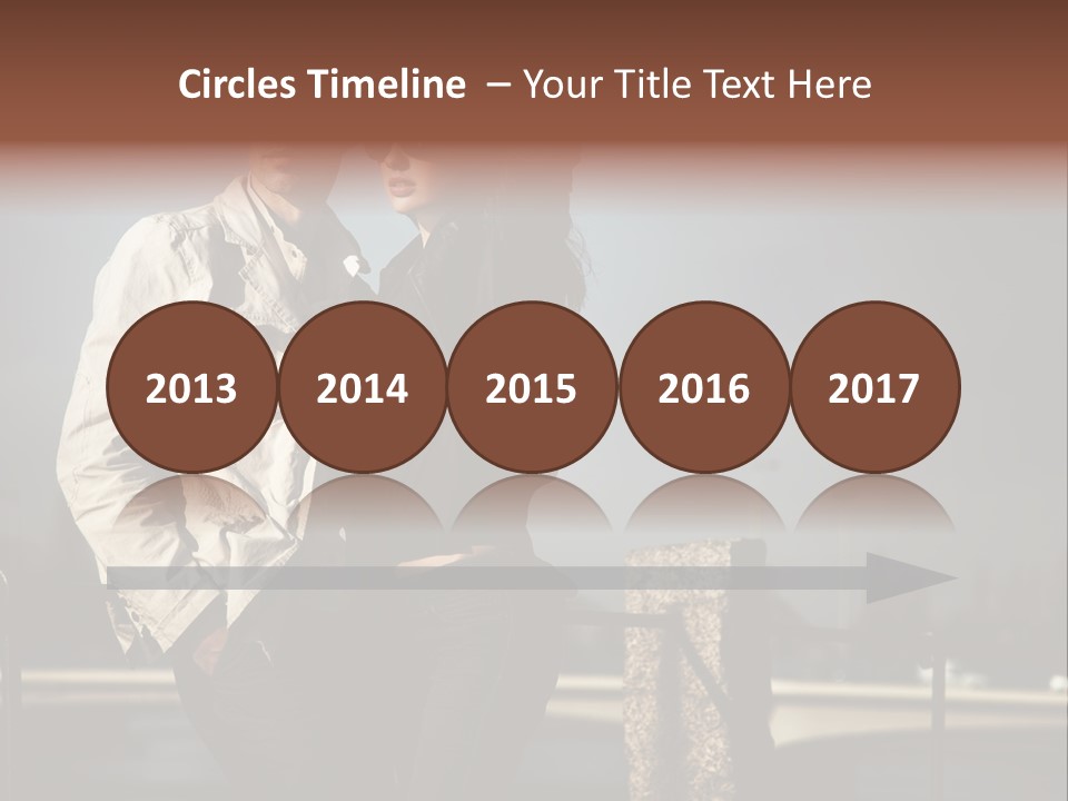 Female Jacket Fashion PowerPoint Template