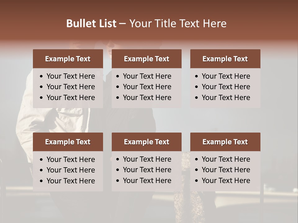 Female Jacket Fashion PowerPoint Template