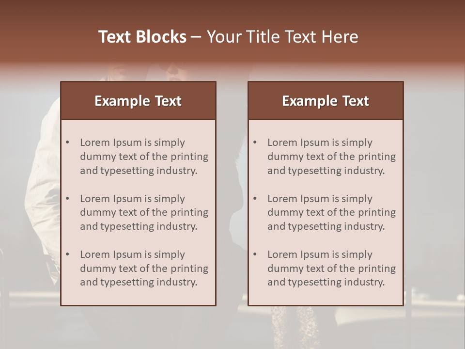 Female Jacket Fashion PowerPoint Template