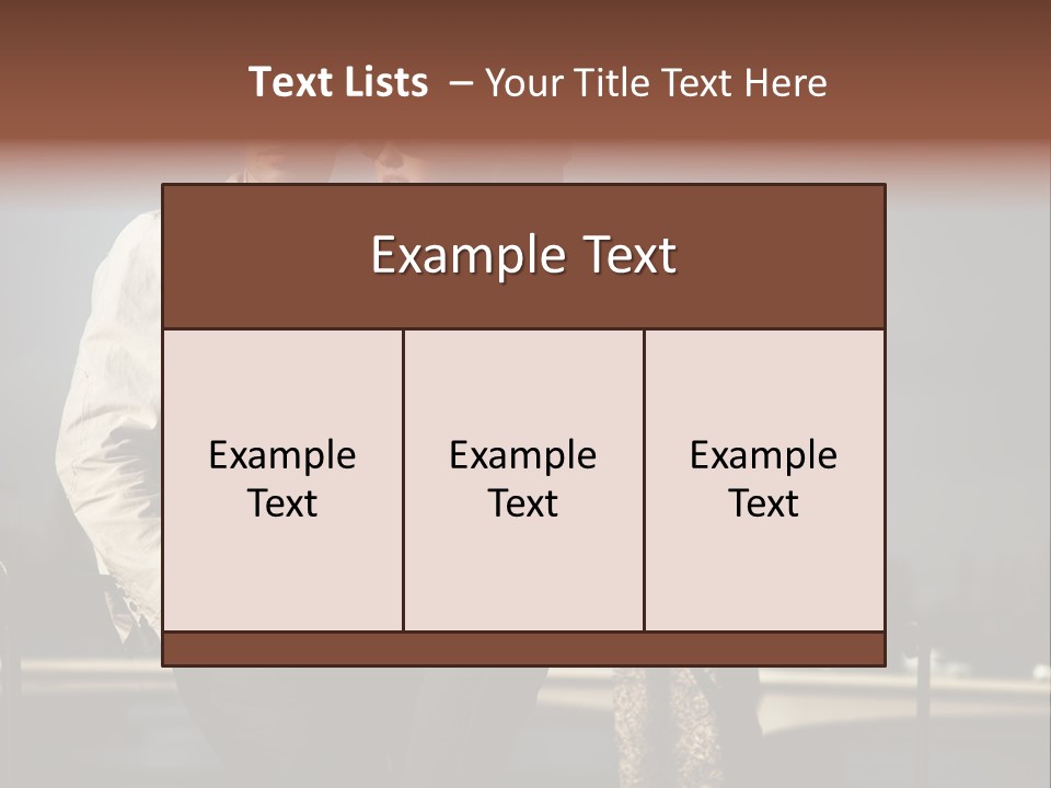 Female Jacket Fashion PowerPoint Template