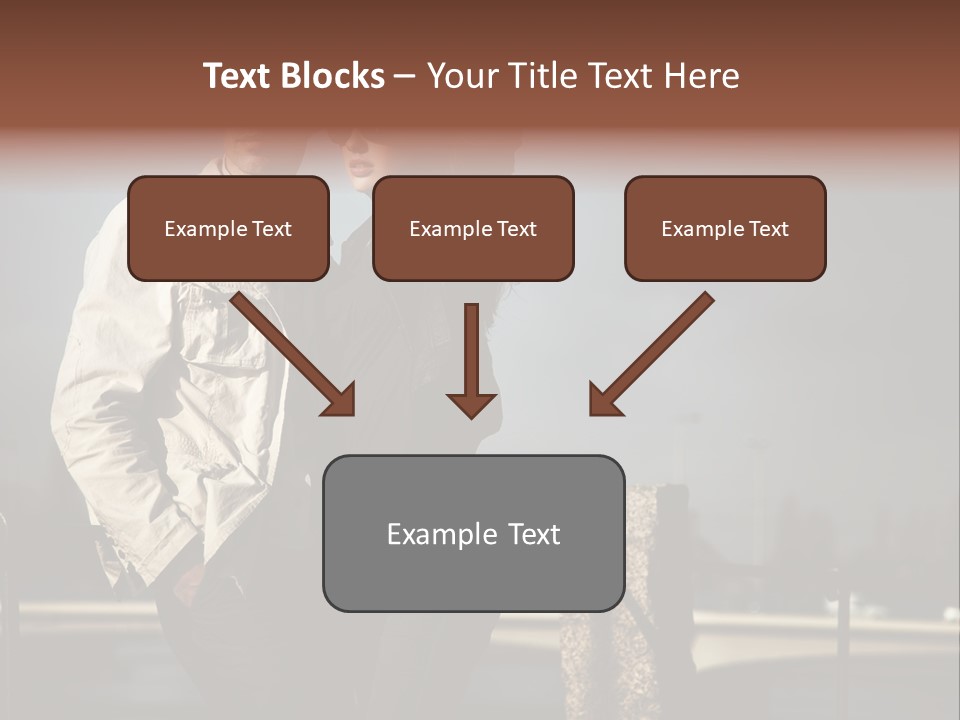 Female Jacket Fashion PowerPoint Template