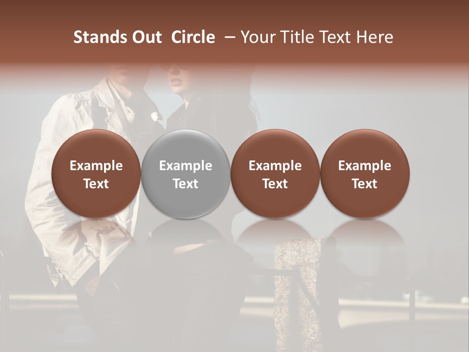 Female Jacket Fashion PowerPoint Template