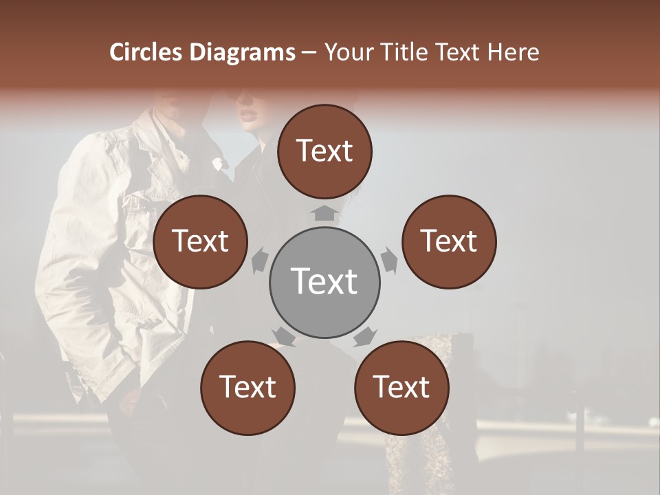 Female Jacket Fashion PowerPoint Template