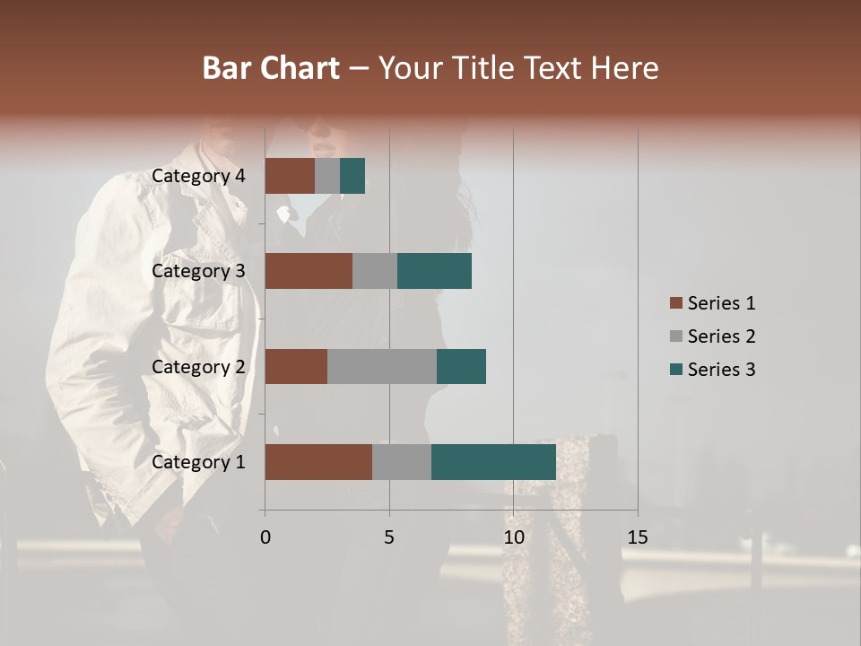 Female Jacket Fashion PowerPoint Template