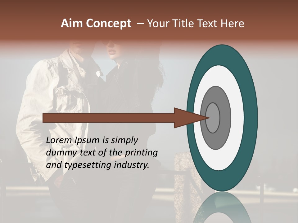 Female Jacket Fashion PowerPoint Template