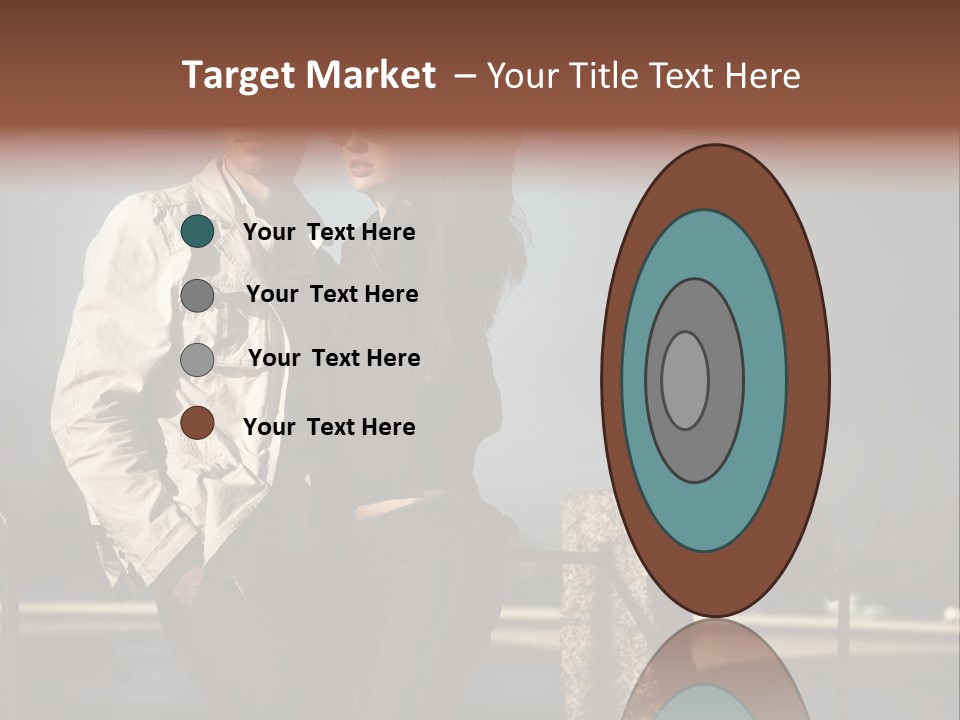 Female Jacket Fashion PowerPoint Template