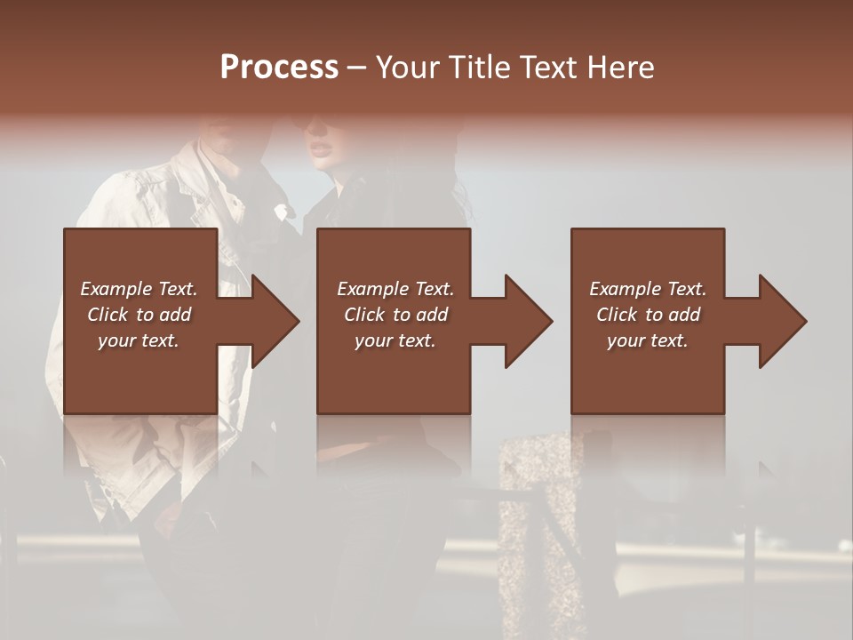 Female Jacket Fashion PowerPoint Template