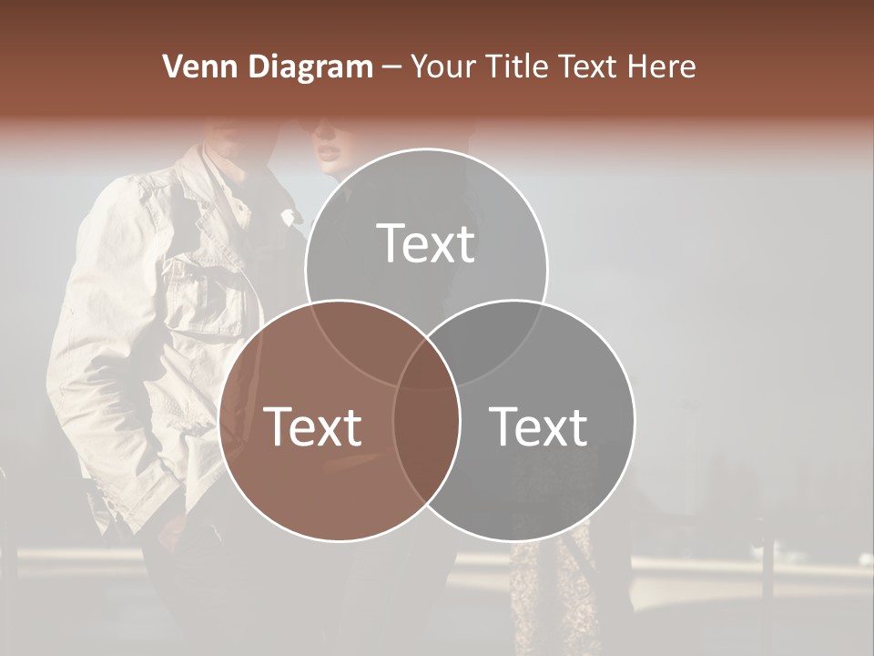 Female Jacket Fashion PowerPoint Template