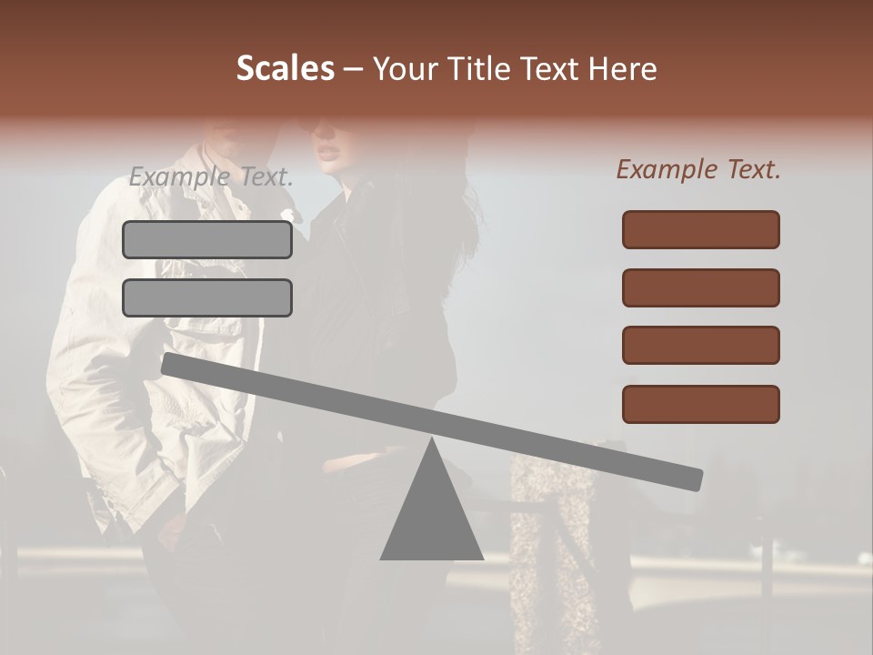 Female Jacket Fashion PowerPoint Template