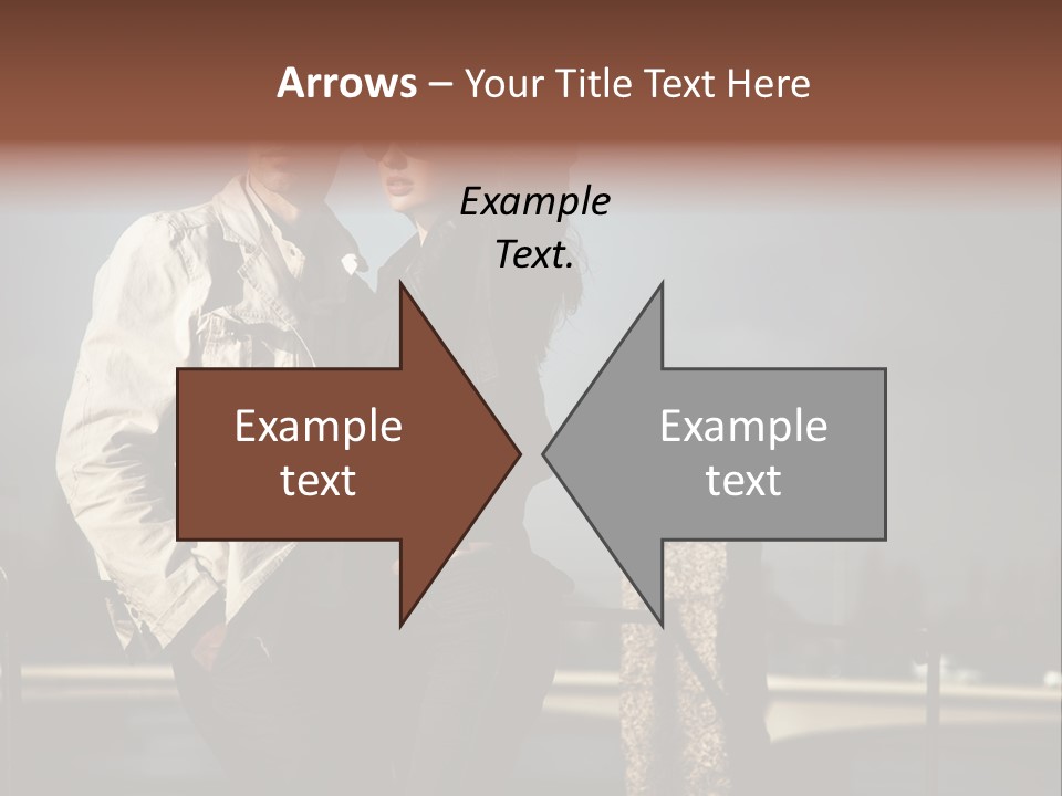 Female Jacket Fashion PowerPoint Template