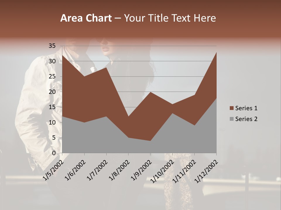 Female Jacket Fashion PowerPoint Template