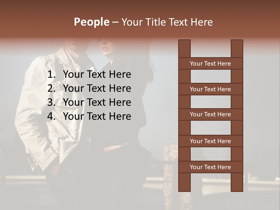 Female Jacket Fashion PowerPoint Template