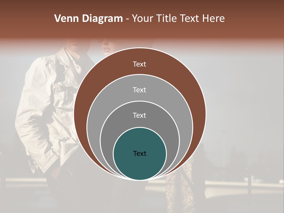 Female Jacket Fashion PowerPoint Template