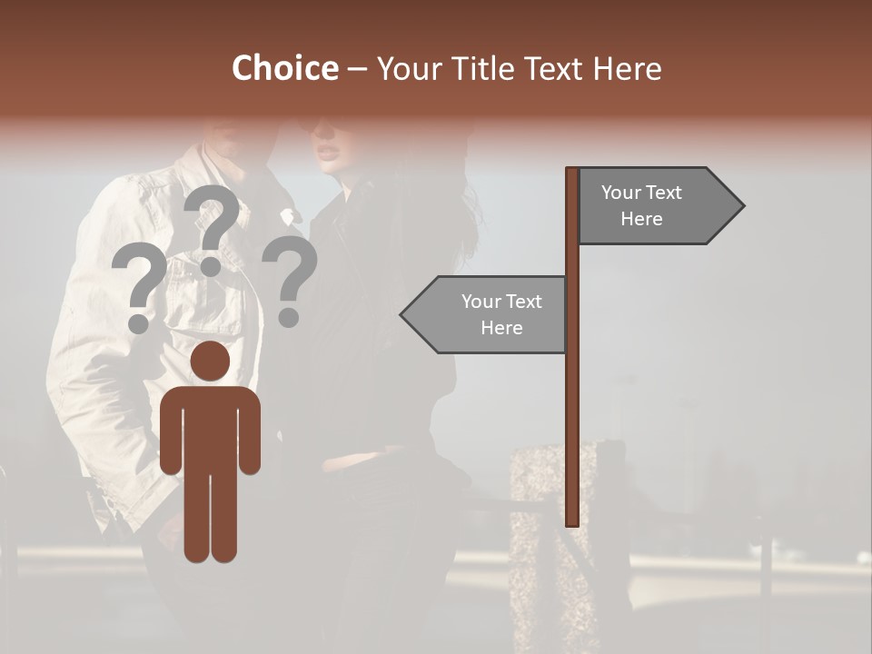 Female Jacket Fashion PowerPoint Template