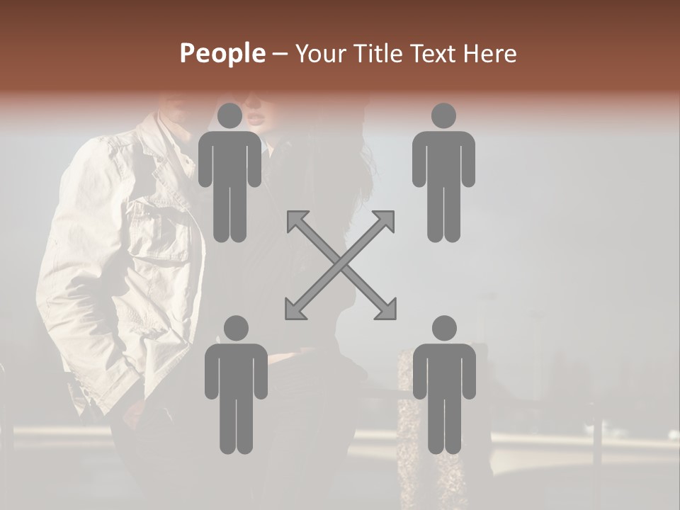 Female Jacket Fashion PowerPoint Template