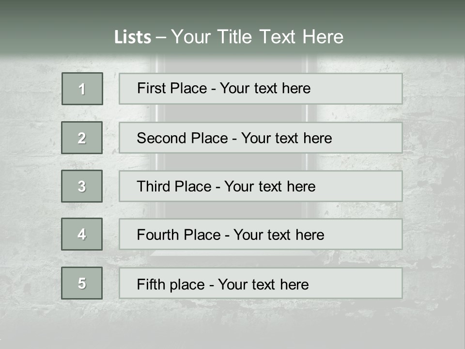 Revival Baroque Warehouse PowerPoint Template