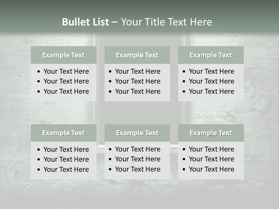 Revival Baroque Warehouse PowerPoint Template