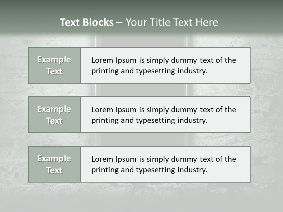 Revival Baroque Warehouse PowerPoint Template