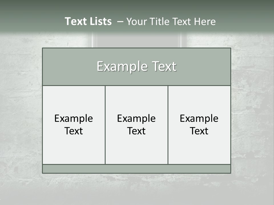 Revival Baroque Warehouse PowerPoint Template