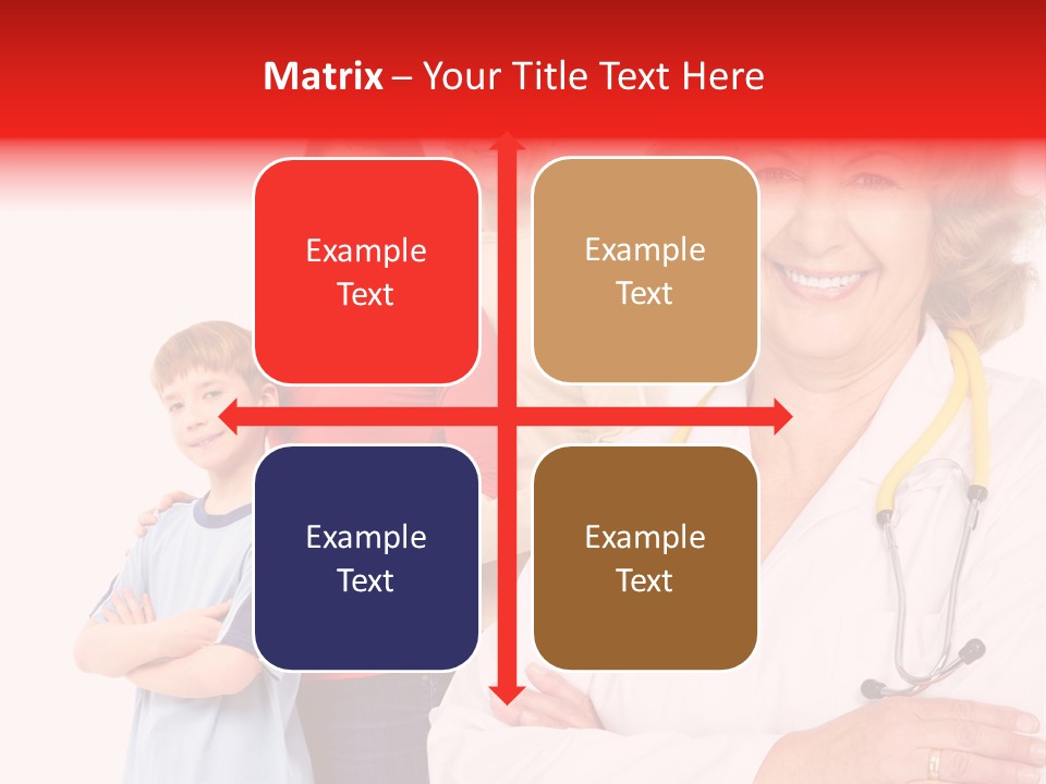 Mother Portrait Pediatric PowerPoint Template