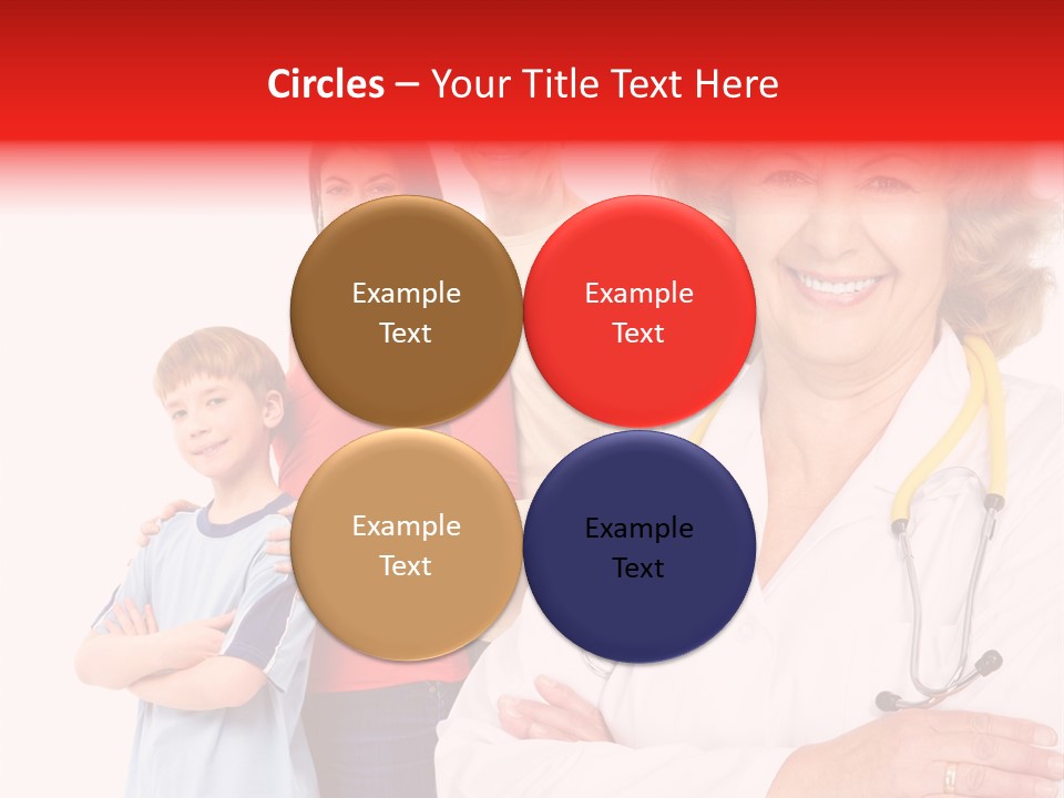 Mother Portrait Pediatric PowerPoint Template