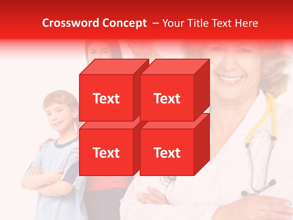 Mother Portrait Pediatric PowerPoint Template