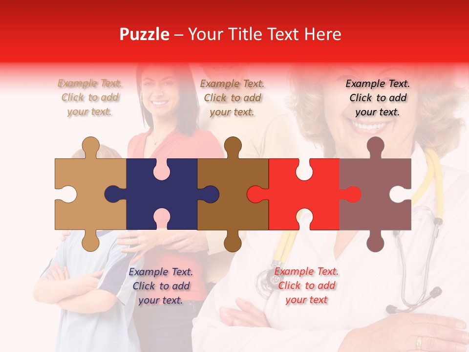 Mother Portrait Pediatric PowerPoint Template