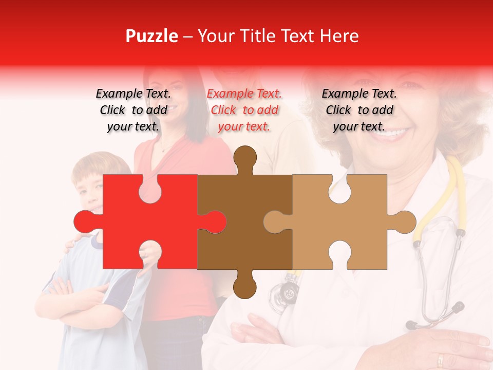 Mother Portrait Pediatric PowerPoint Template