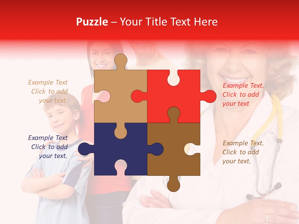 Mother Portrait Pediatric PowerPoint Template