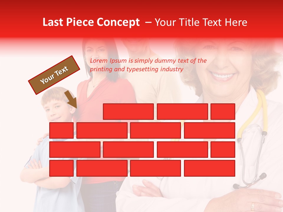 Mother Portrait Pediatric PowerPoint Template
