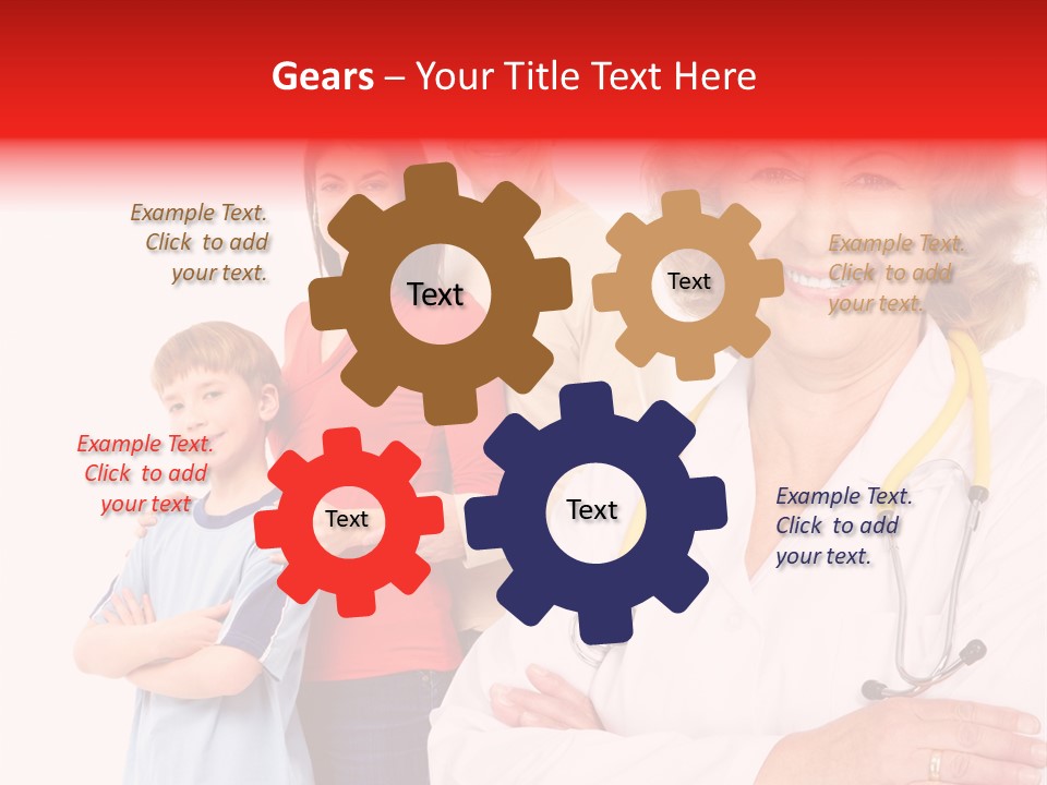 Mother Portrait Pediatric PowerPoint Template