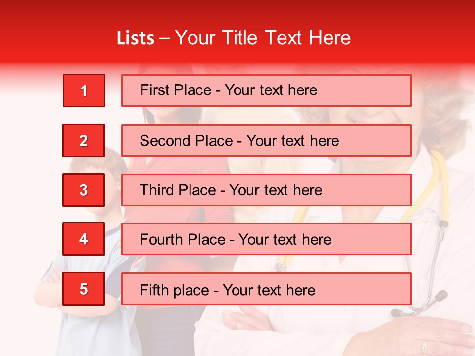 Mother Portrait Pediatric PowerPoint Template