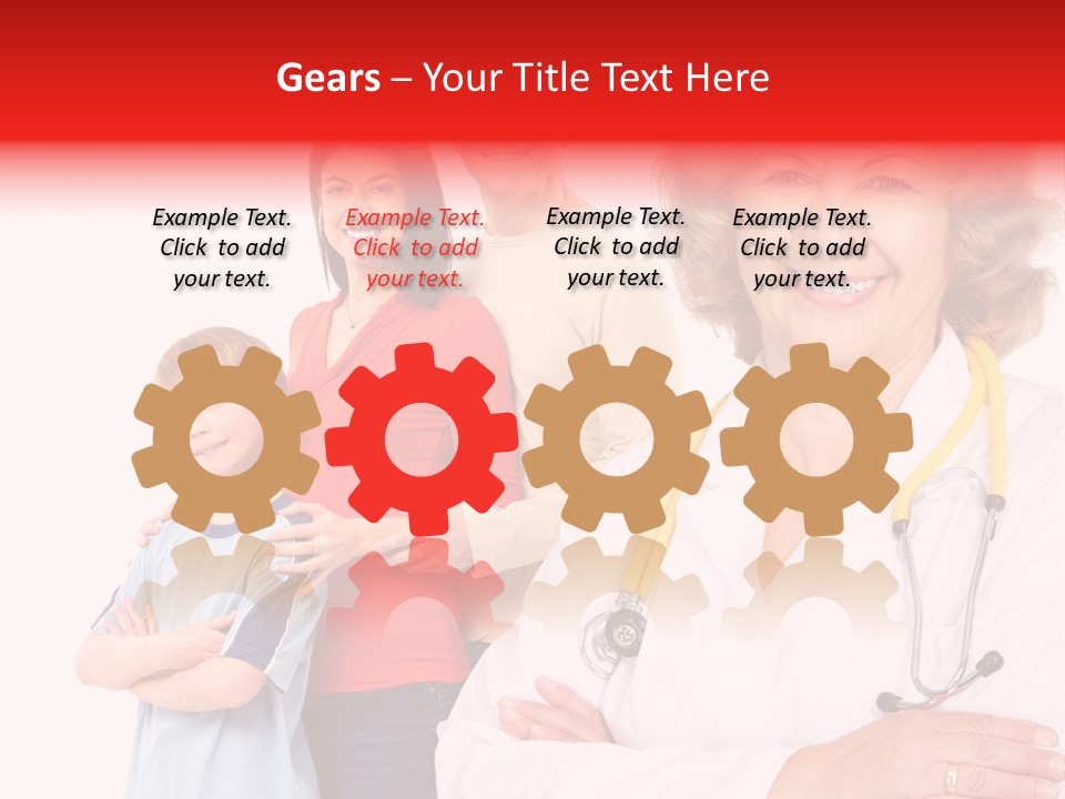 Mother Portrait Pediatric PowerPoint Template