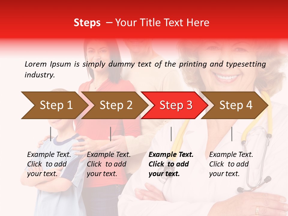 Mother Portrait Pediatric PowerPoint Template